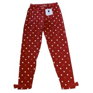 NWT Janie and Jack X Disney Minnie Mouse Dot Leggings - size 12